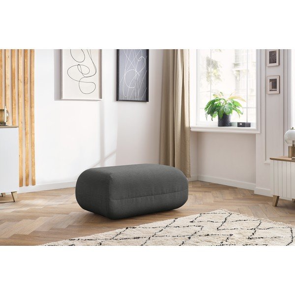 Šedá manšestrová podnožka Lecomte – Bobochic Paris-image-1