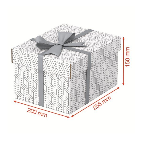 Sada 3 bílých úložných boxů Esselte Home, 20 x 25,5 cm-image-2