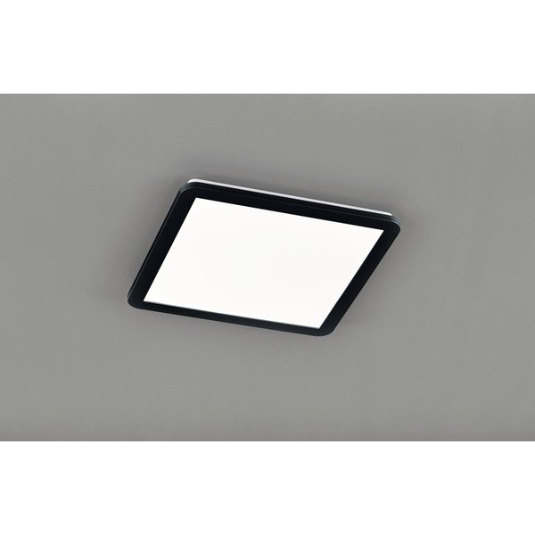Matně černé LED stropní svítidlo 40x40 cm Camilla – Trio-image-1