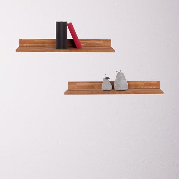 Police na obrázky z dubového dřeva v přírodní barvě 60 cm Kalle – Interia Home & Living-image-1