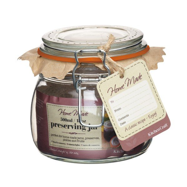 Zavařovací sklenice Kitchen Craft Home Made Deluxe, 500 ml