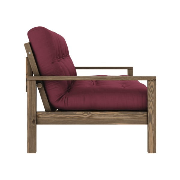 Vínová rozkládací pohovka 205 cm Knob – Karup Design-image-4