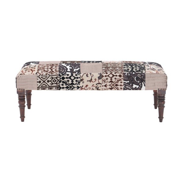 Taburetka Patchwork Brown/Beige-image-2