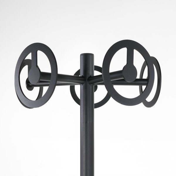 Černý kovový věšák Circle – Spinder Design-image-3
