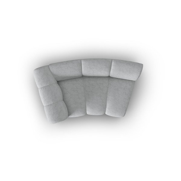 Světle šedý modul pohovky (levý roh) Lupine – Micadoni Home-image-4