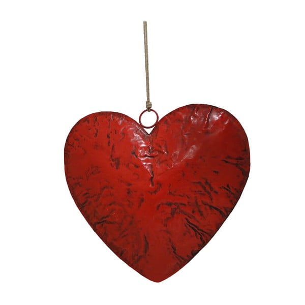 Závěsná dřevěná dekorace ve tvaru srdce Antic Line Hanging Heart