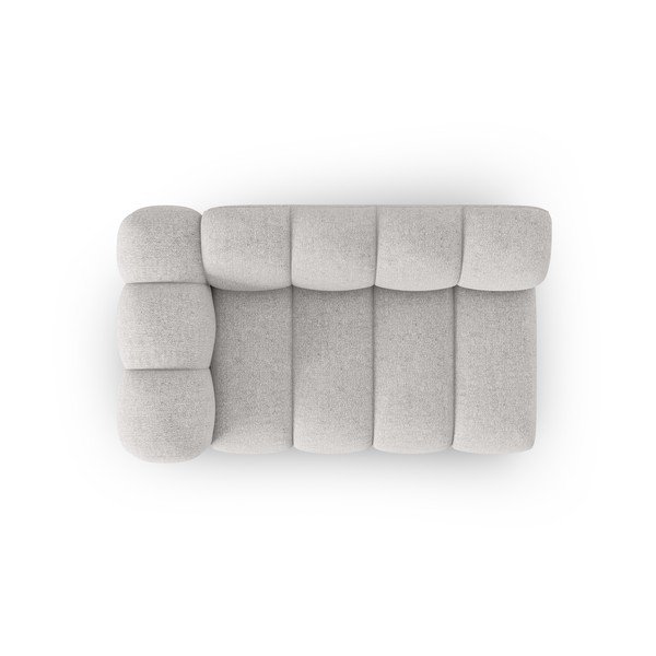 Světle šedý modul pohovky (levý roh) Lupine – Micadoni Home-image-3