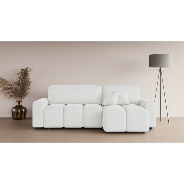 Bílá rozkládací rohová pohovka (variabilní) Luki – Ropez-image-1