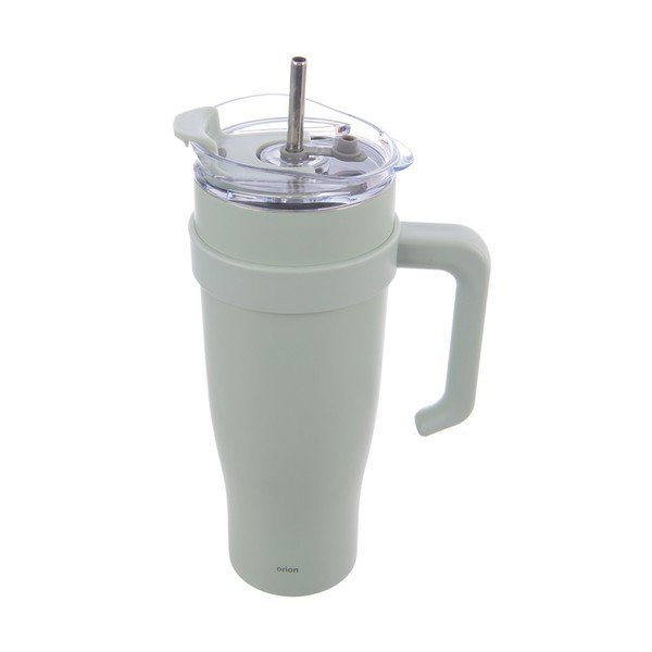 Šalvějově zelený termo hrnek s brčkem 1,2 l Termo – Orion