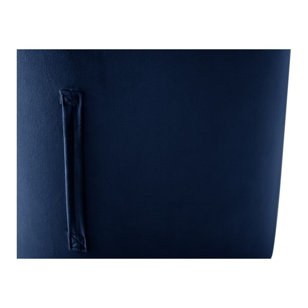 Modrý puf Mazzini Sofas Fiore, ⌀ 40 cm-image-3
