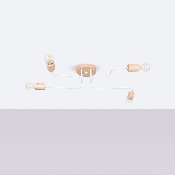 Stropní svítidlo v přírodní barvě 58x75 cm Dazzle – Sollux-image-2