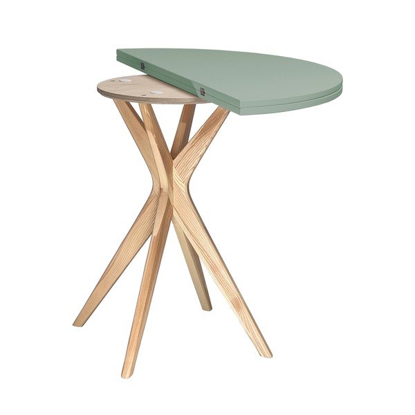 Kulatý rozkládací jídelní stůl 45x90 cm Jubi – Ragaba-image-2