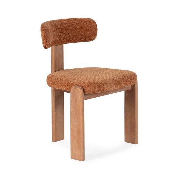 Čalouněné jídelní židle v sadě 2 ks v cihlové barvě Nadia – MOME-image-3