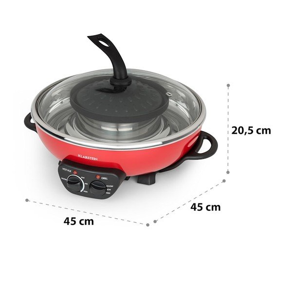 Hrnec hot pot s grilovací deskou Klarstein Szechuan-image-2