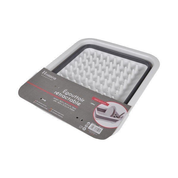 Antracitový plastový odkapávač – Homéa-image-1