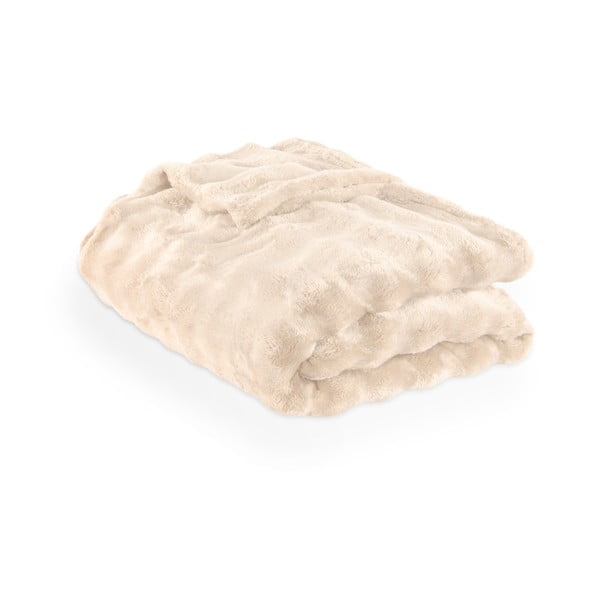 Slonovinová deka z mikroplyše 150x200 cm Wave – Tiseco Home Studio