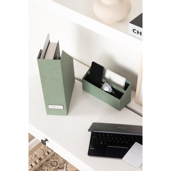 Kartonové organizéry v sadě 4 ks Hugo Canvas Paper Laminate – Bigso-image-1