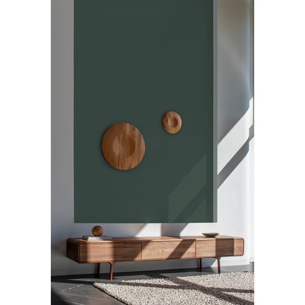 Hnědý TV stolek z ořechového dřeva 220x45x45 cm Fawn – Gazzda-image-1