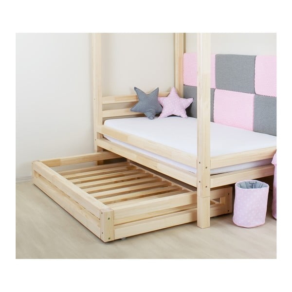 Set lakované zásuvky pod postel a 4 prodloužených nohou Benlemi, pro postel 90 x 180 cm-image-2