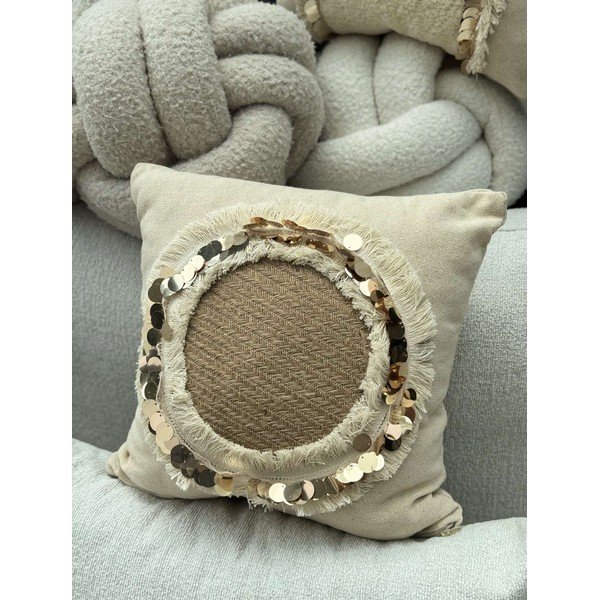 Povlak na polštář 43x43 cm Sequins – Mioli Decor-image-1