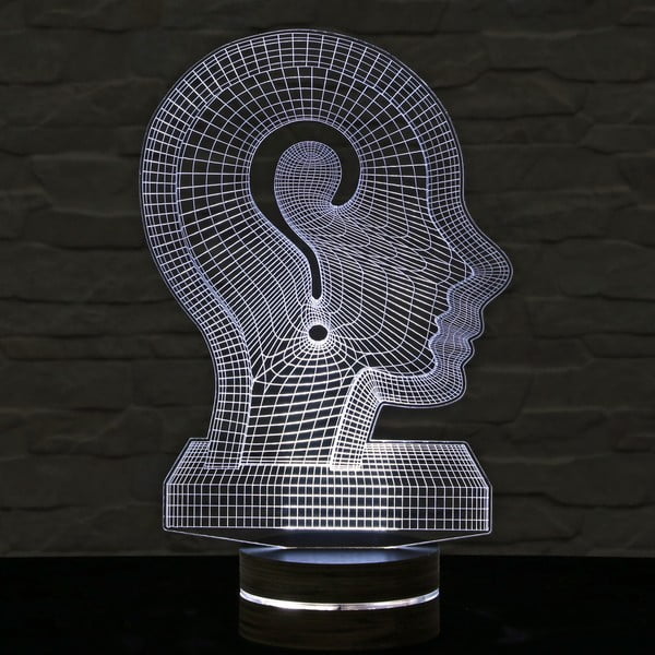 3D stolní lampa Head