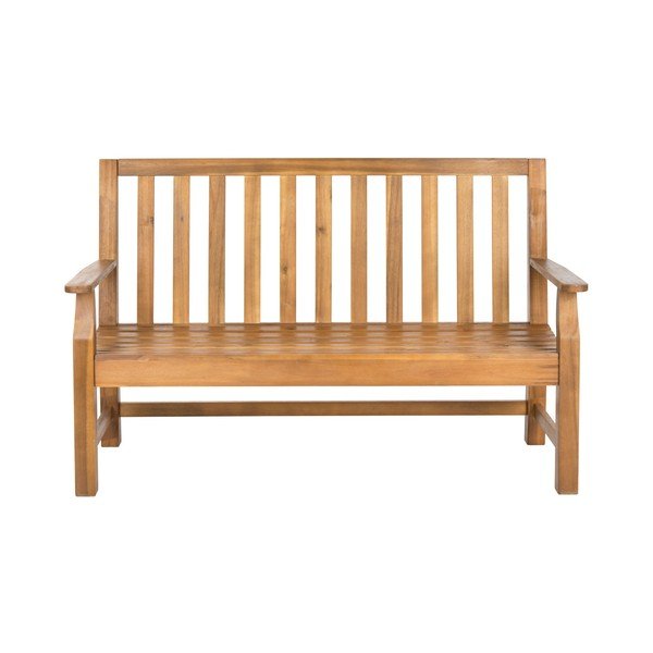 Hnědá zahradní lavice z akátového dřeva Safavieh Havana-image-2