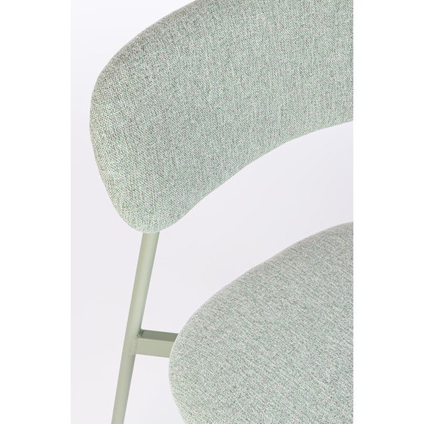 Čalouněná jídelní židle v mentolové barvě Inka – Yes Everyday-image-1