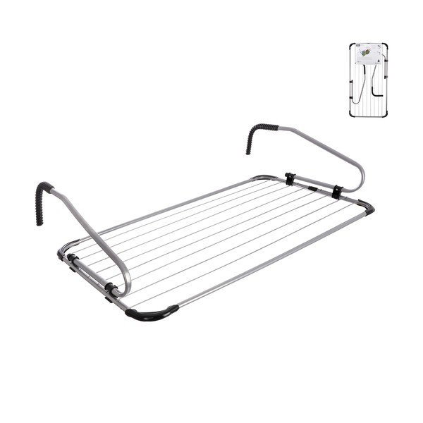 Závěsný sušák na prádlo ve stříbrné barvě 10,5 m – Orion