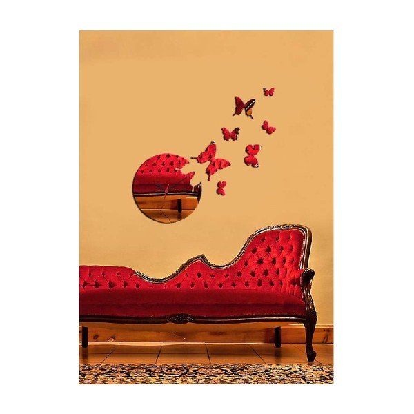 Dekorativní zrcadlo Butterflies, 61 x 60 cm-image-1