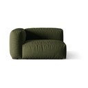 Zelený modul pohovky (levý roh) Martina – Micadoni Home