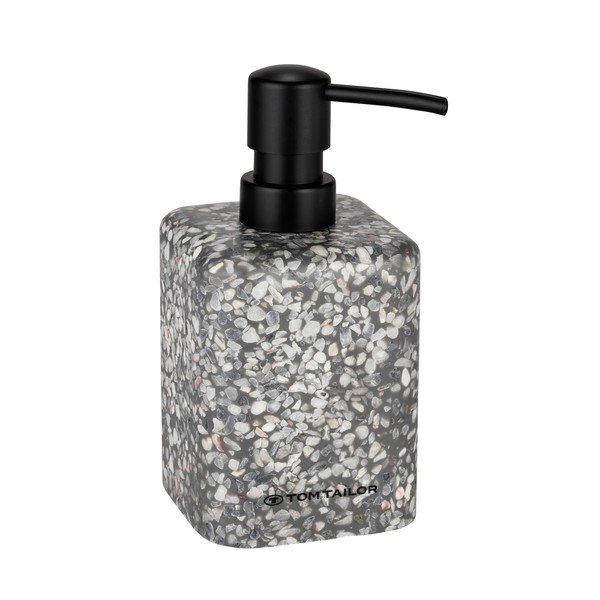 Šedý dávkovač mýdla z polyresinu 270 ml Tom Tailor T-Terrazzo – Wenko-image-3