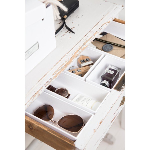 Kartonové organizéry do šuplíku v sadě 5 ks Emma Paper Laminate – Bigso-image-2