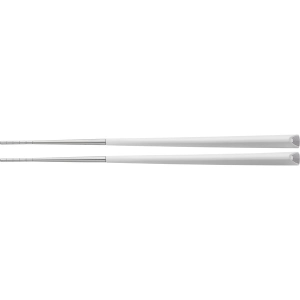Bílé jídelní hůlky z nerezové oceli Jean Dubost