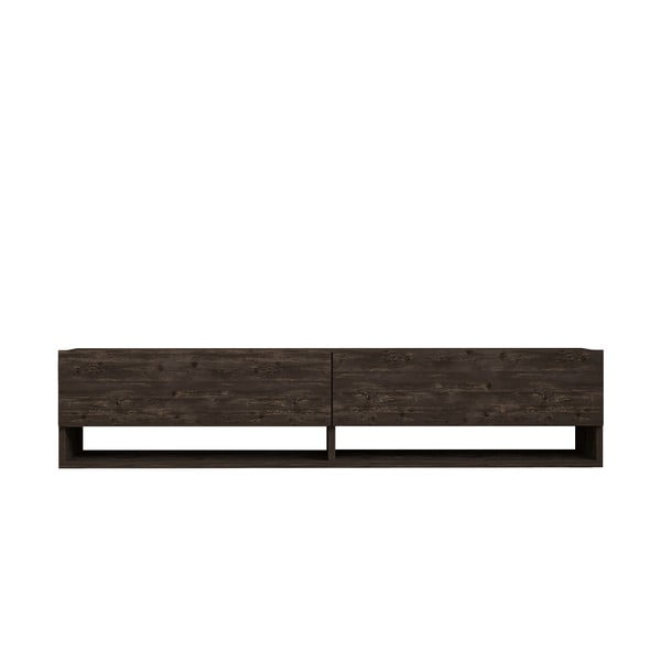 Antracitový TV stolek 141x31x30 cm Arges – Kalune Design
