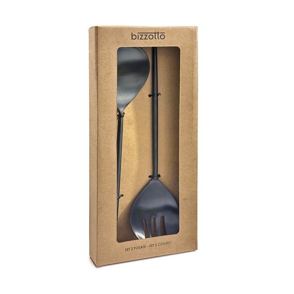 Salátový příbor 2 ks z nerezové oceli Bronte – Bizzotto-image-2