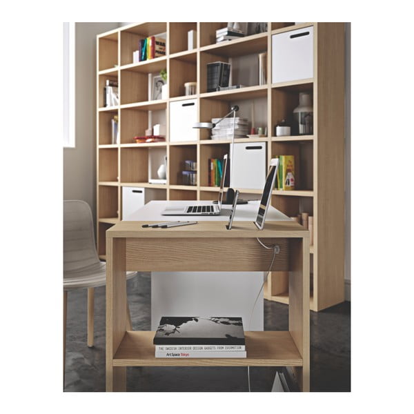 Knihovna v dekoru dubu 255x224 cm Pombal - TemaHome-image-2