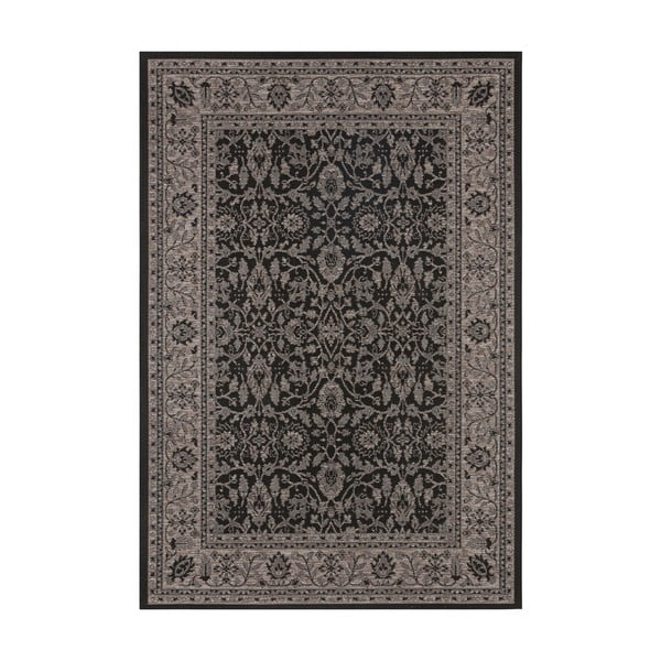 Černo-béžový venkovní koberec NORTHRUGS Konya, 160 x 230 cm