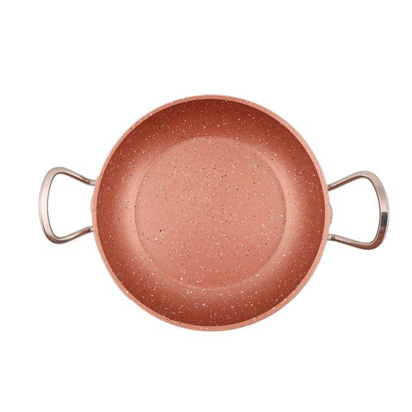 Růžová hliníková pánev Güral Porselen Classic, ø 22 cm-image-4