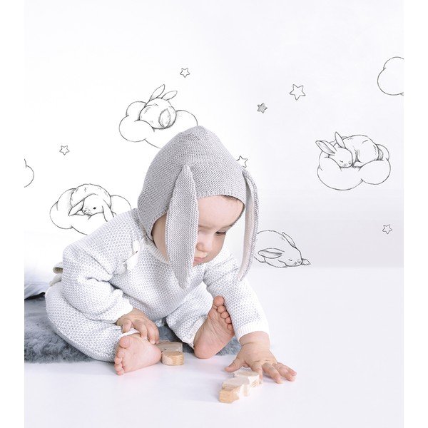 Arch samolepek 30x42 cm Bunnies, Clouds And Stars – Lilipinso-image-1