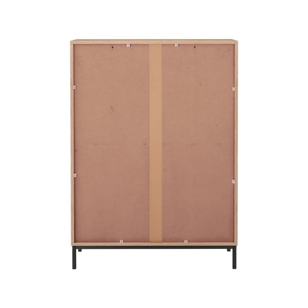 Skříňka v dekoru dubu v přírodní barvě 80x110 cm Celine - Støraa-image-3