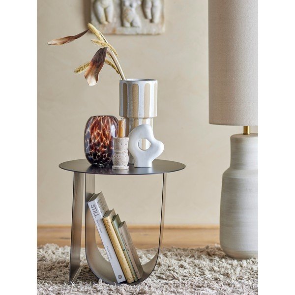 Kovový kulatý odkládací stolek ø 43 cm Cher – Bloomingville-image-1