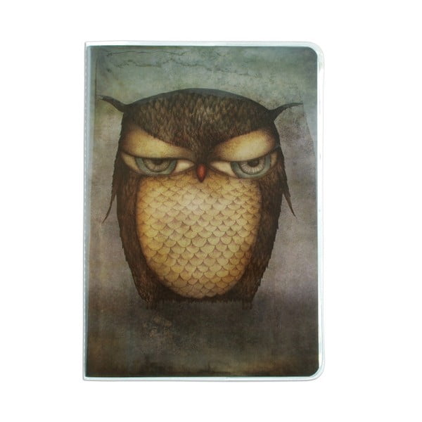 Zápisník Santoro London Grumpy Owl, formát A5