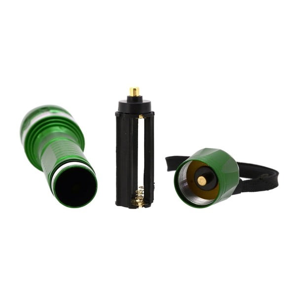 Zelená kapesní LED svítilna Cattara ZOOM-image-2