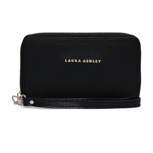 Černá peněženka z koženky Laura Ashley Babmaes