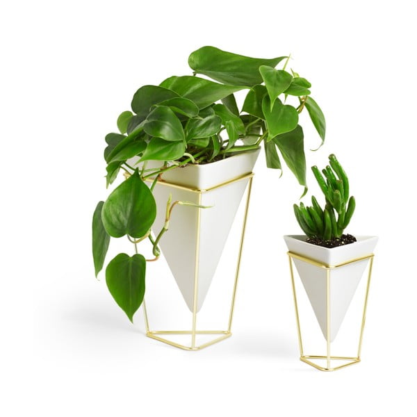 Keramické květináče na bylinky v sadě 2 ks Trigg – Umbra-image-3