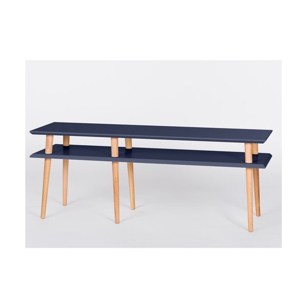 Konferenční stolek Mugo, délka 139 cm, grafitově šedý