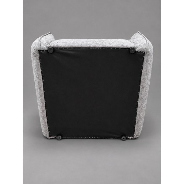 Světle šedé žinylkové křeslo Vanda - II. jakost – Mazzini Sofas-image-4
