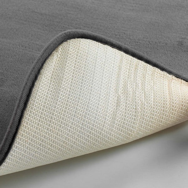 Antracitová WC koupelnová předložka 45x45 cm Vitamine – douceur d'intérieur-image-4