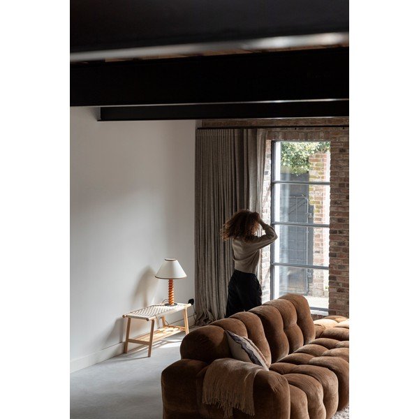 Dřevěná lavice ve světle přírodní barvě Kintaro – Dutchbone-image-4