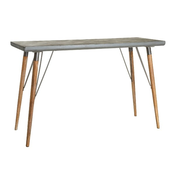 Konzolový stůl Natural Grey, 120x48x76 cm